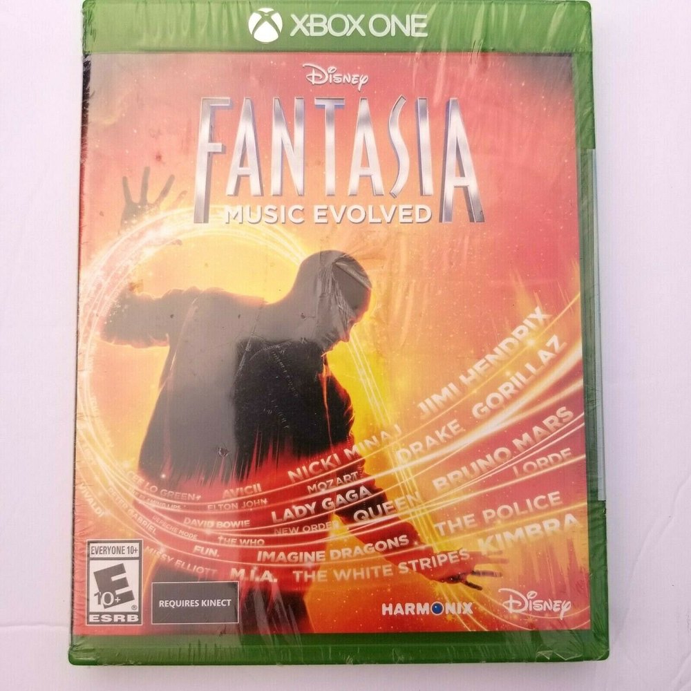 Microsoft Xbox One Disney Fantasia Music Evolved Rhythm Game  2014 Sealed